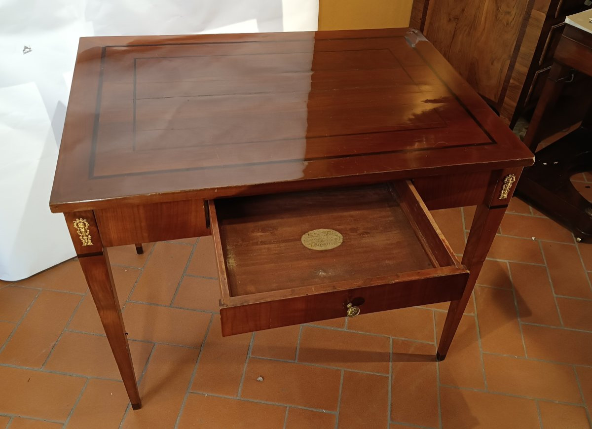 TAVOLINO DIRETTORIO JACOPO CIACCHI INIZIO XIX SECOLO-photo-5