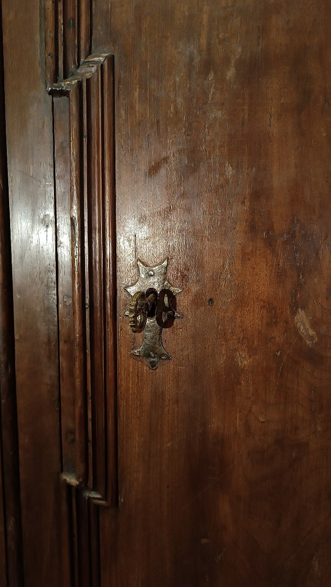 CREDENZINO ALTO IN NOCE FINE XVII SECOLO-photo-4