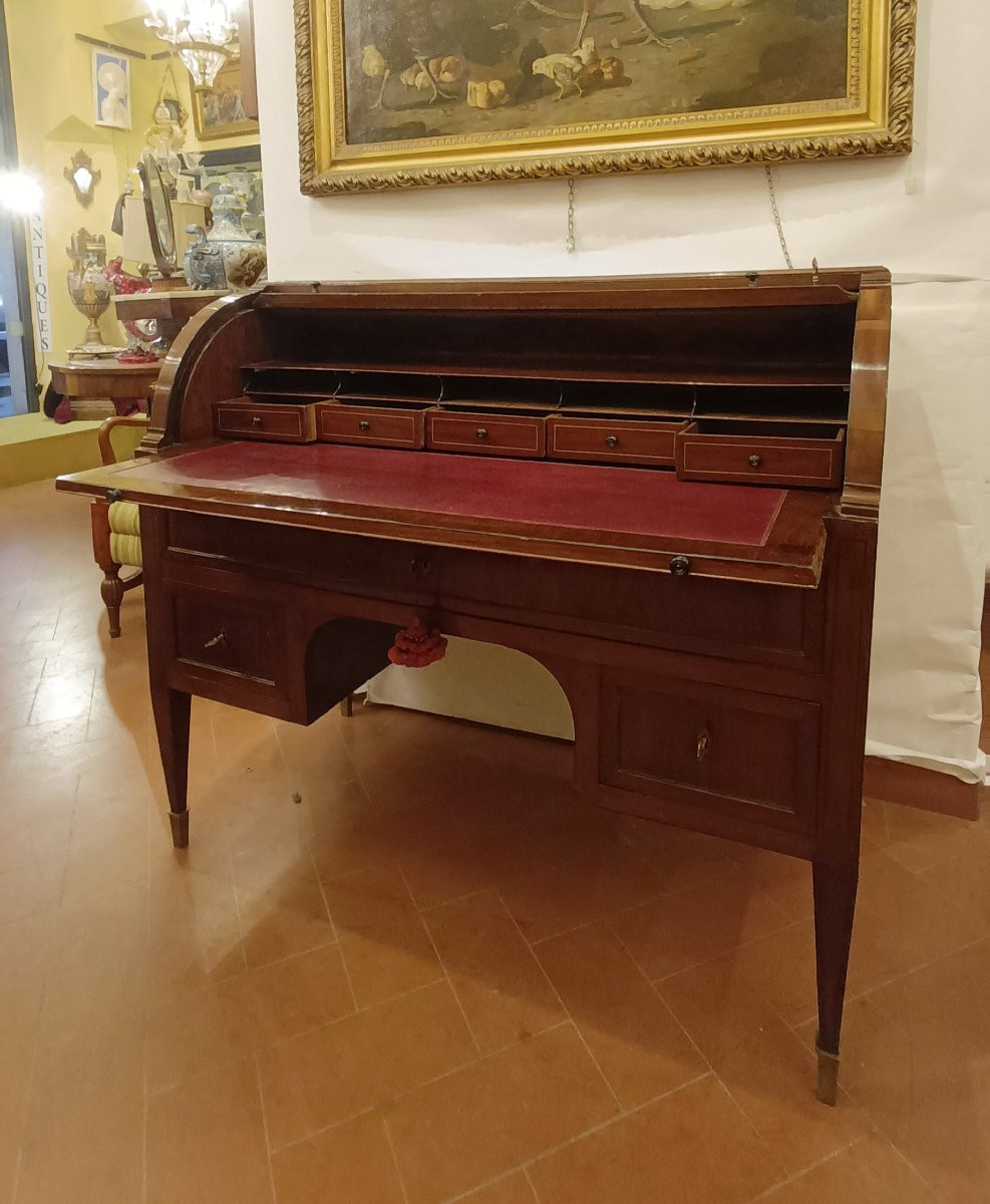 CASSETTONE A RIBALTA NAPOLEONE III META' XIX SECOLO-photo-3