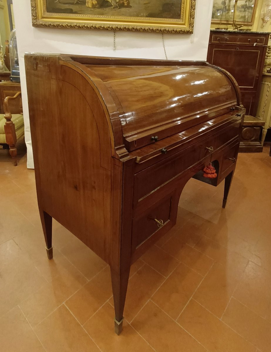 CASSETTONE A RIBALTA NAPOLEONE III META' XIX SECOLO-photo-3