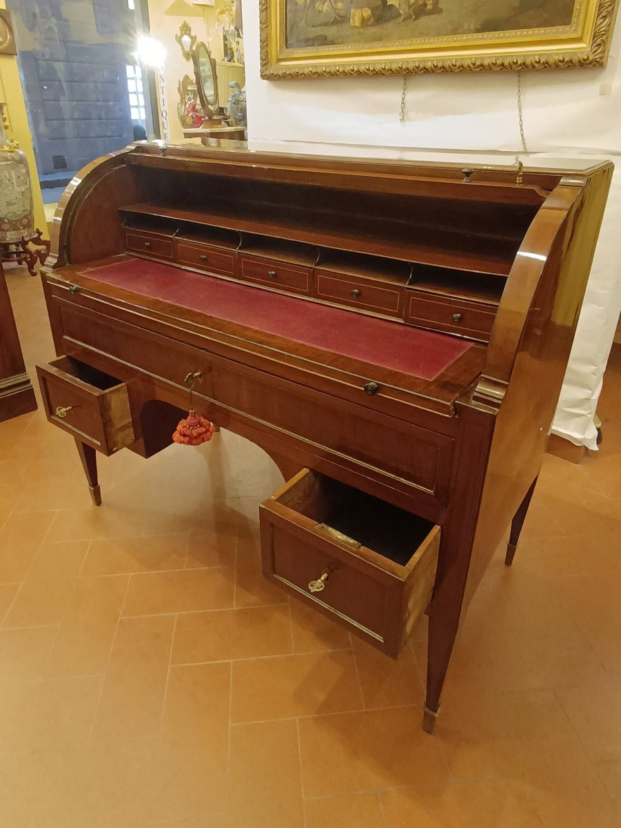 CASSETTONE A RIBALTA NAPOLEONE III META' XIX SECOLO-photo-5