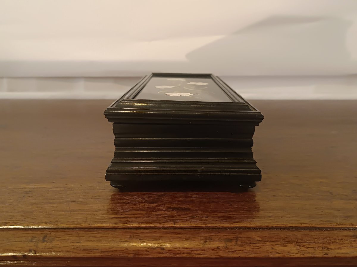 SCATOLA IN COMMESSO FIORENTINO META' XIX SECOLO -photo-1