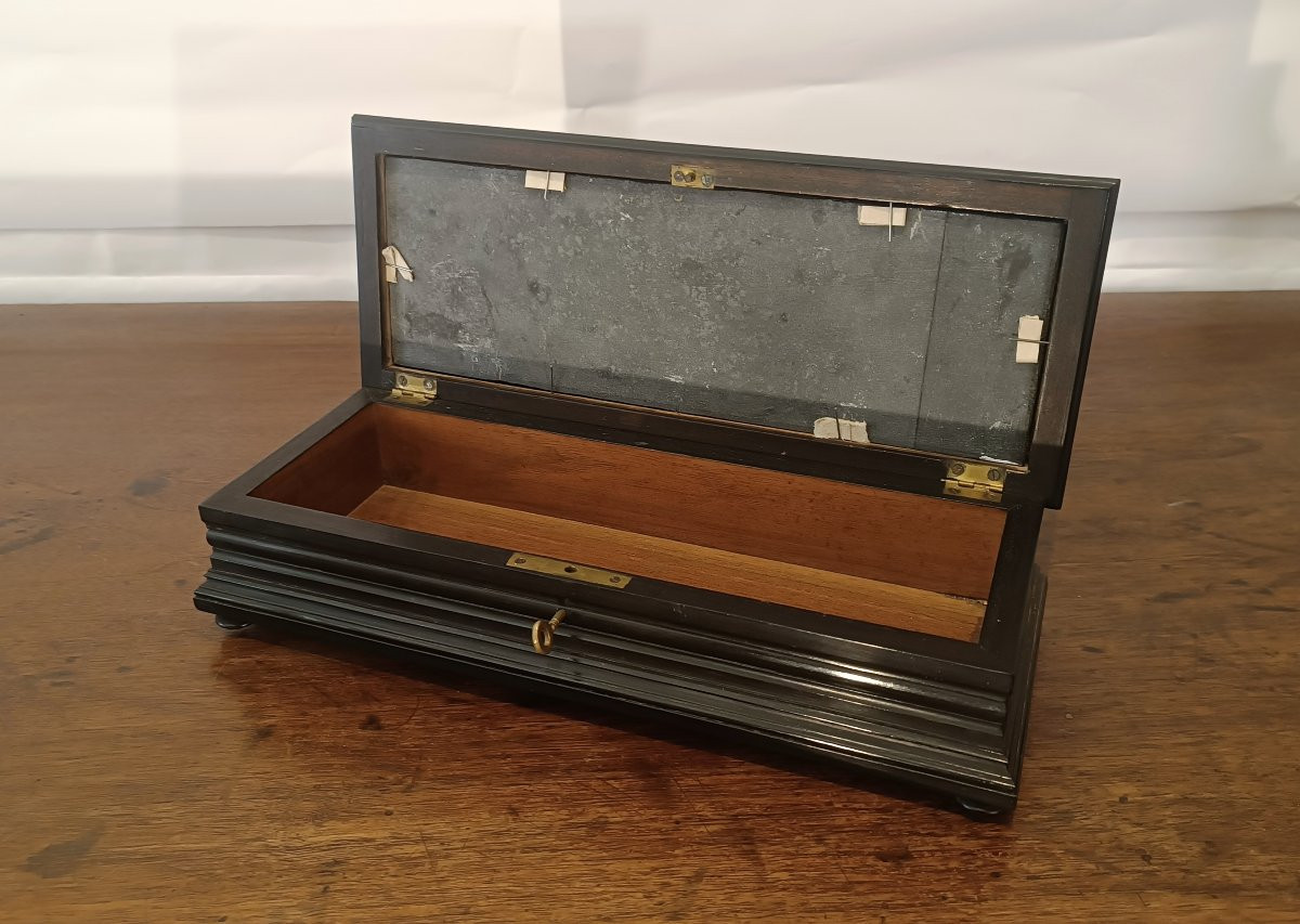 SCATOLA IN COMMESSO FIORENTINO META' XIX SECOLO -photo-4