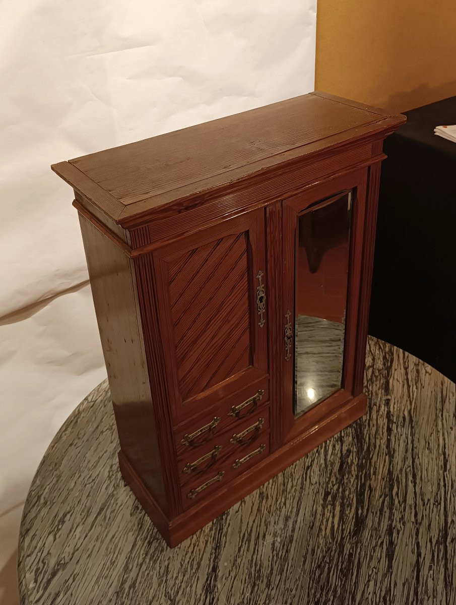 PICCOLO ARMADIO PER BAMBOLE FINE XIX SECOLO-photo-4