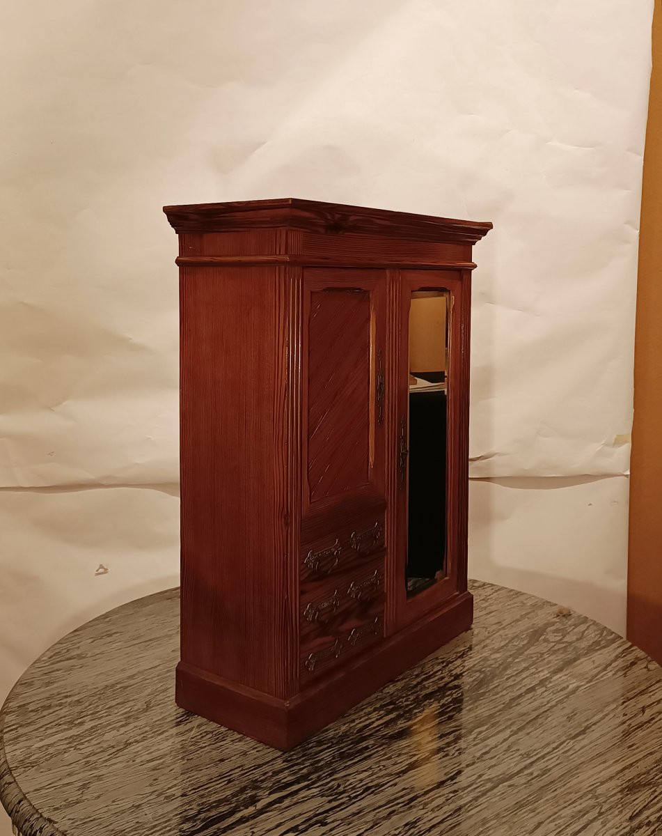 PICCOLO ARMADIO PER BAMBOLE FINE XIX SECOLO-photo-1