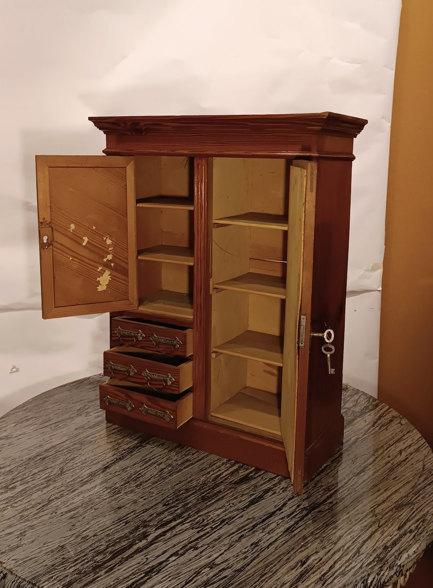PICCOLO ARMADIO PER BAMBOLE FINE XIX SECOLO-photo-4