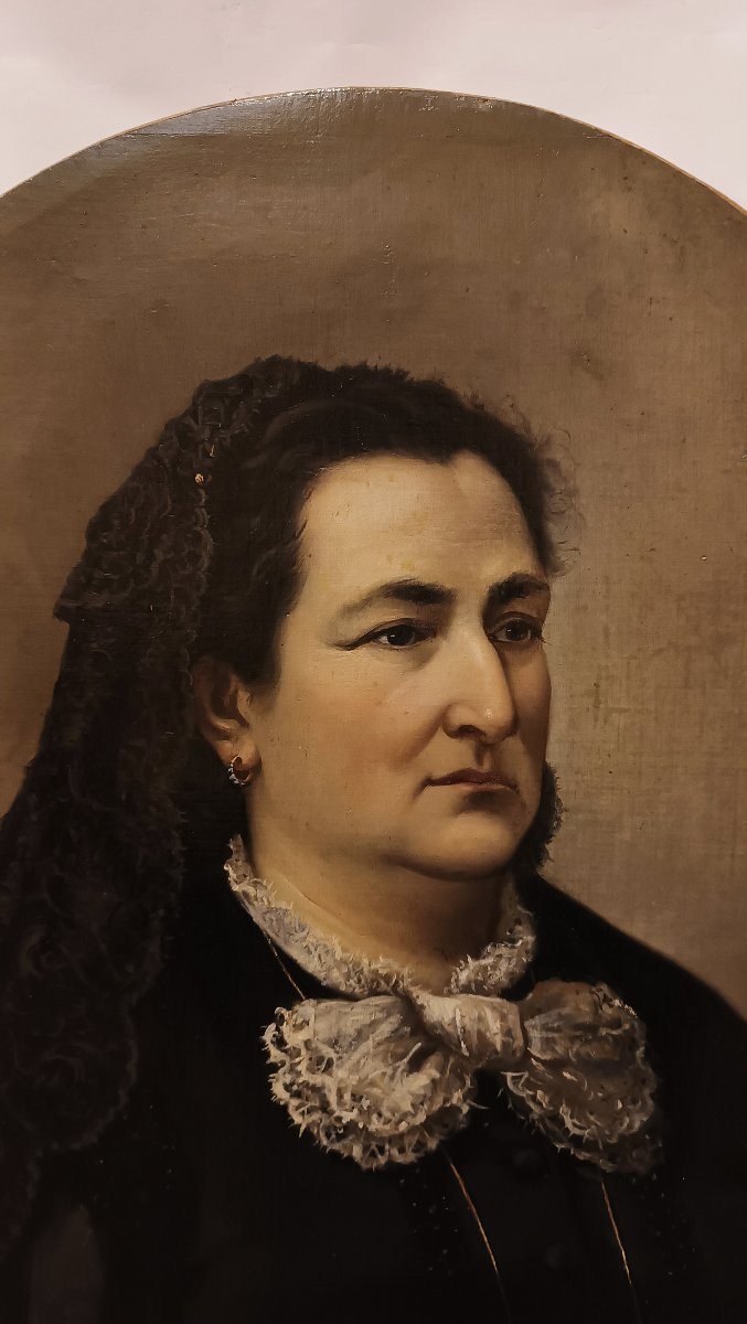 RITRATTO FEMMINILE SECONDA META' XIX SECOLO -photo-2