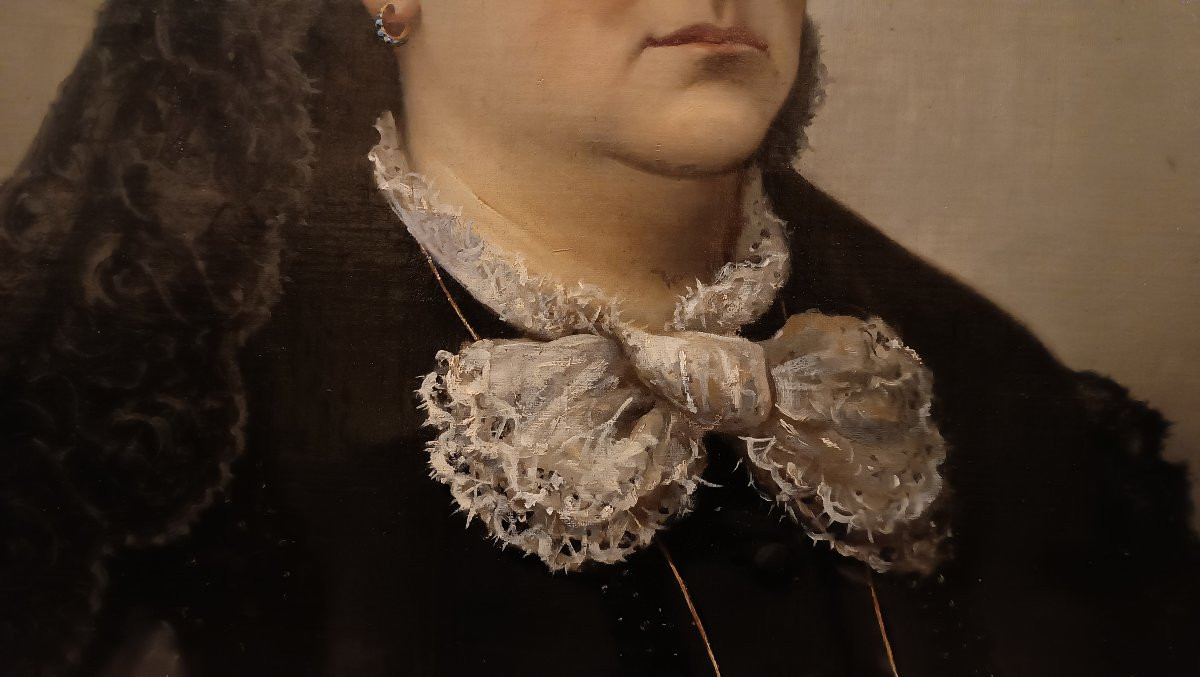 RITRATTO FEMMINILE SECONDA META' XIX SECOLO -photo-4