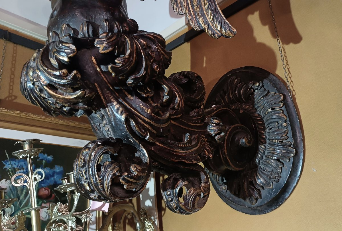 COPPIA DI BRACCI PORTACERO FINE DEL XVI SECOLO -photo-7