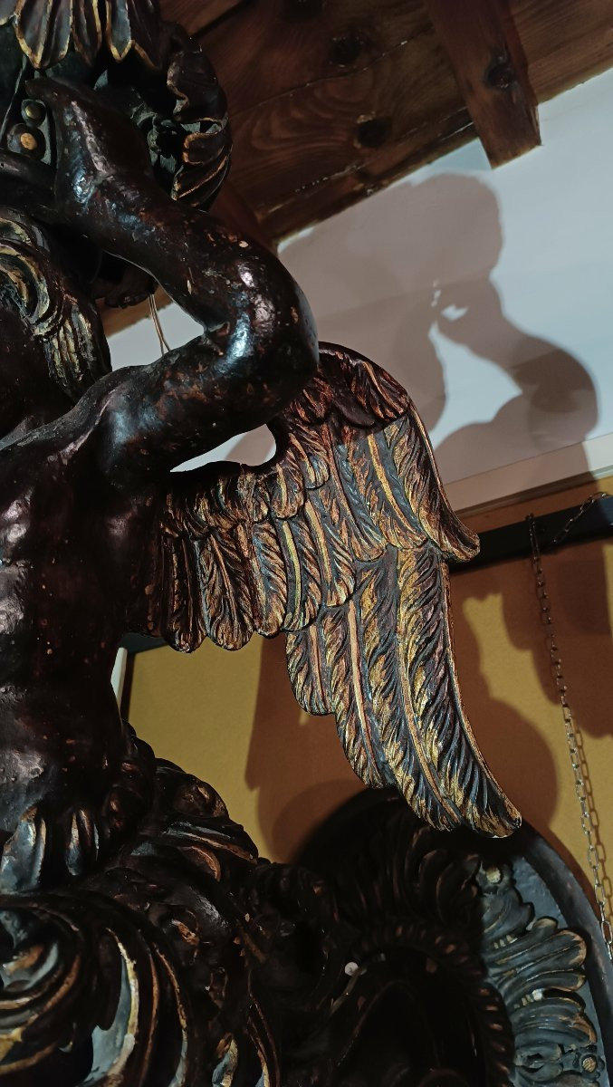 COPPIA DI BRACCI PORTACERO FINE DEL XVI SECOLO -photo-8