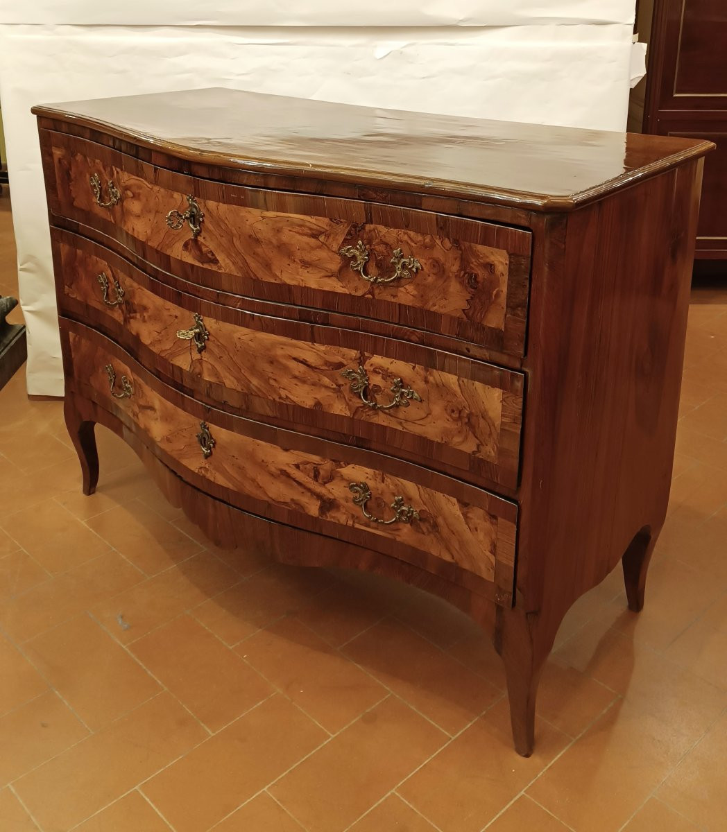 CASSETTONE VENETO LASTRONATO LUIGI XV META' XVIII SECOLO-photo-6