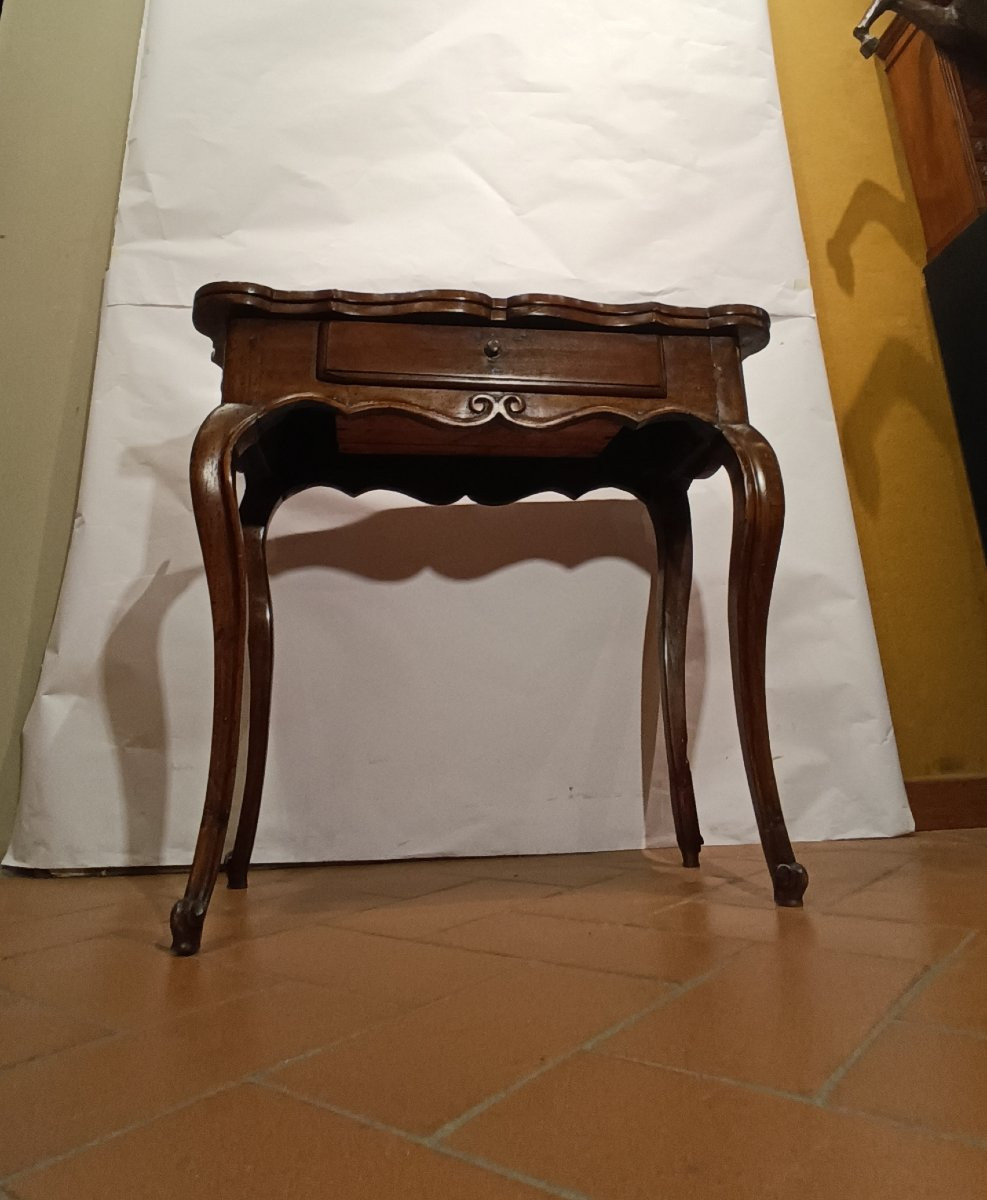 TAVOLINO DA GIOCO LUIGI FILIPPO META' XIX SECOLO -photo-1