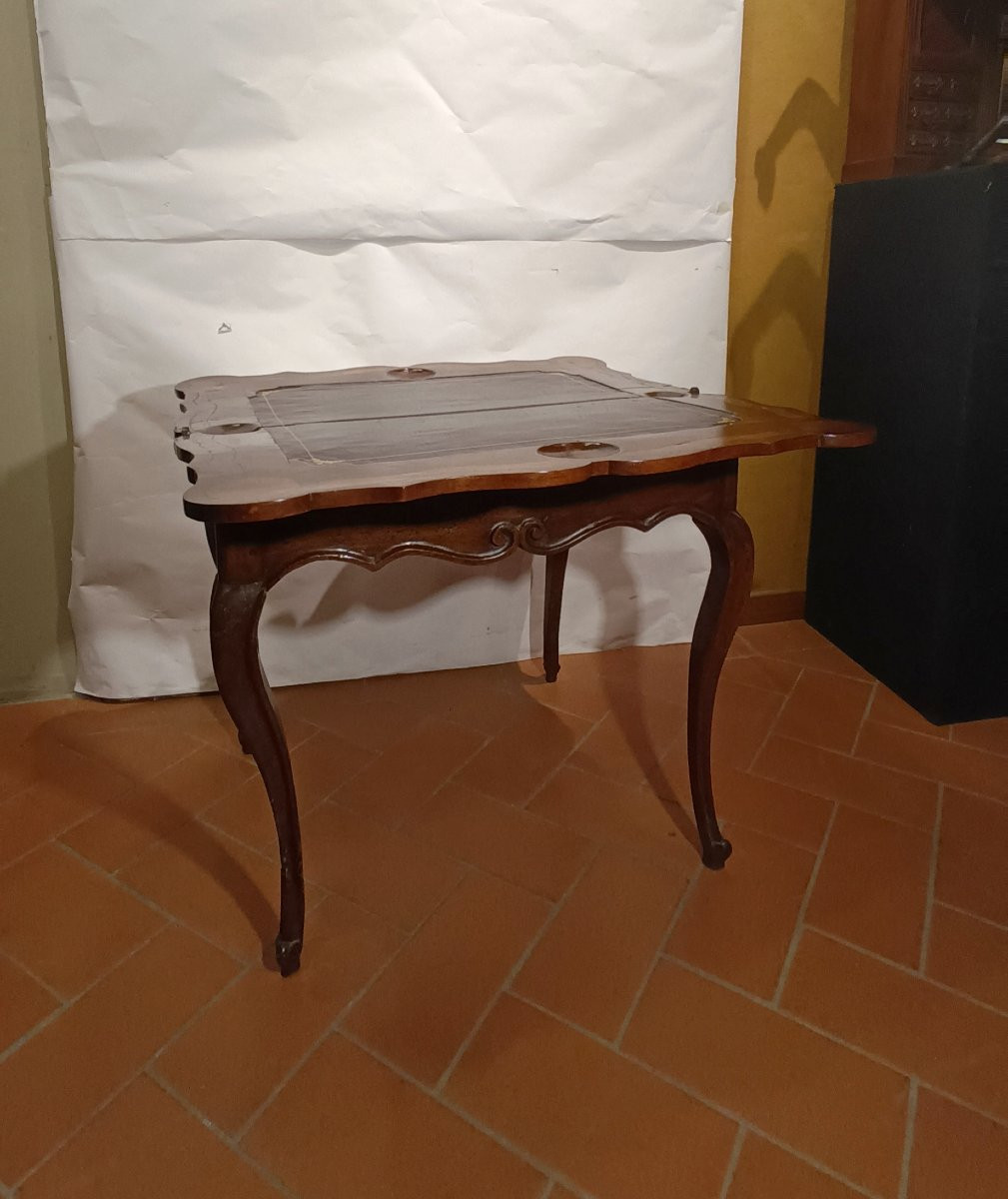 TAVOLINO DA GIOCO LUIGI FILIPPO META' XIX SECOLO -photo-7