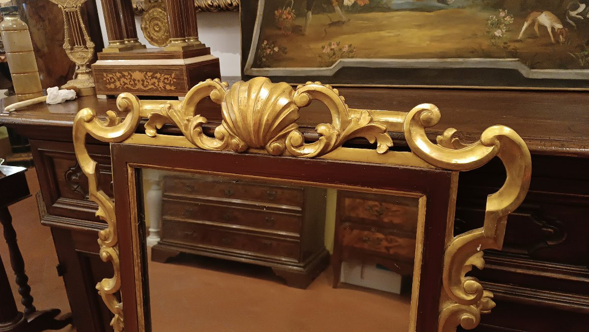 SPECCHIERA DORATA LUIGI FILIPPO META' XIX SECOLO -photo-1