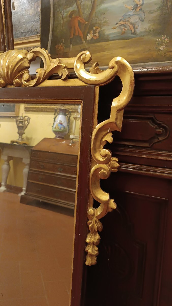 SPECCHIERA DORATA LUIGI FILIPPO META' XIX SECOLO -photo-2