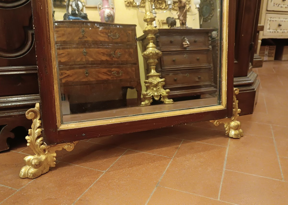 SPECCHIERA DORATA LUIGI FILIPPO META' XIX SECOLO -photo-3