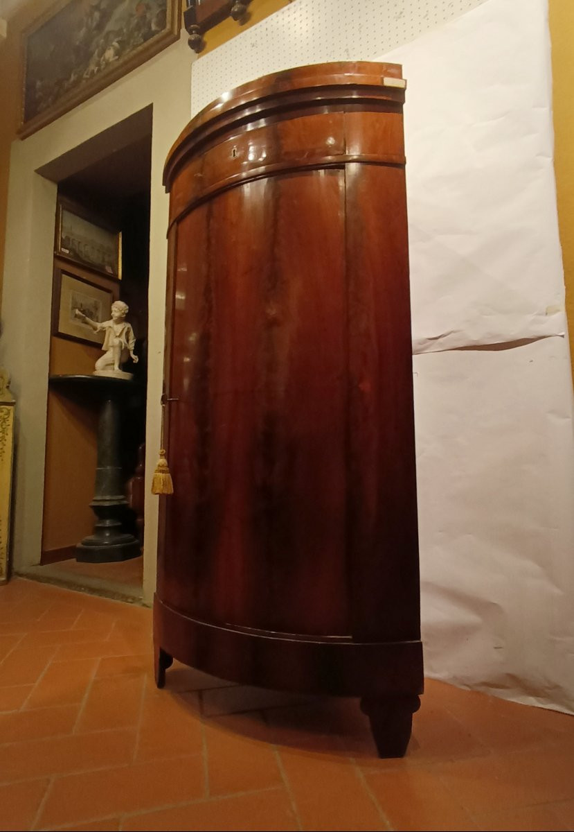 ANGOLIERA IN MOGANO META' XIX SECOLO -photo-4