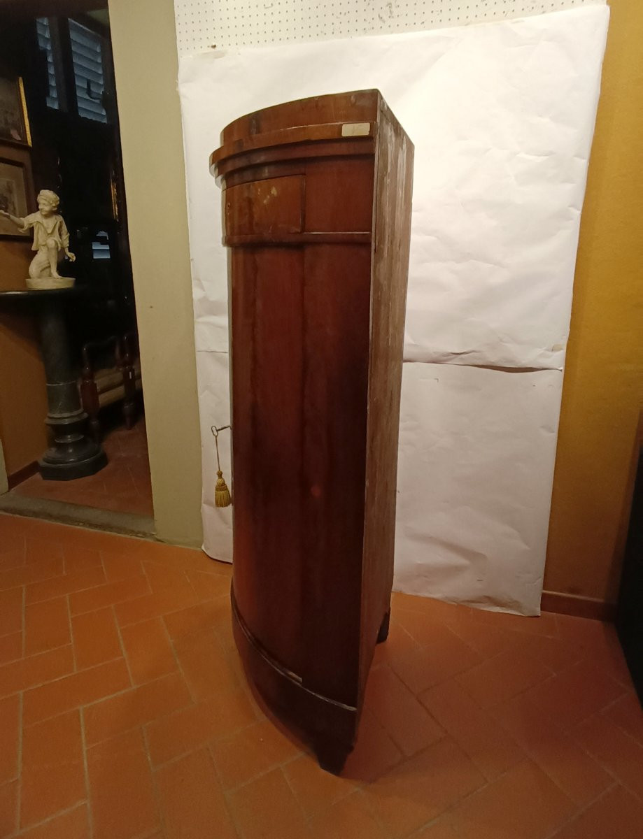 ANGOLIERA IN MOGANO META' XIX SECOLO -photo-1