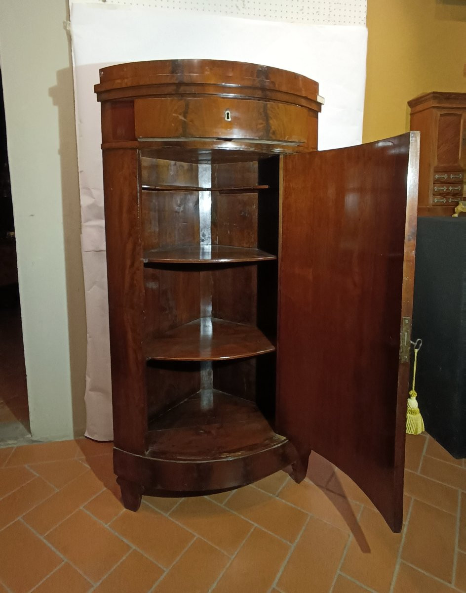 ANGOLIERA IN MOGANO META' XIX SECOLO -photo-4