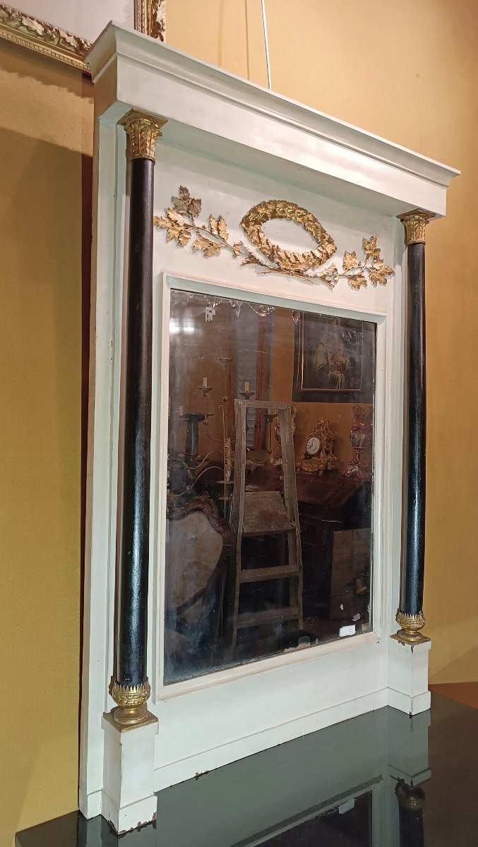 CONSOLLE E SPECCHIERA IMPERO PRIMI DEL XIX SECOLO -photo-3