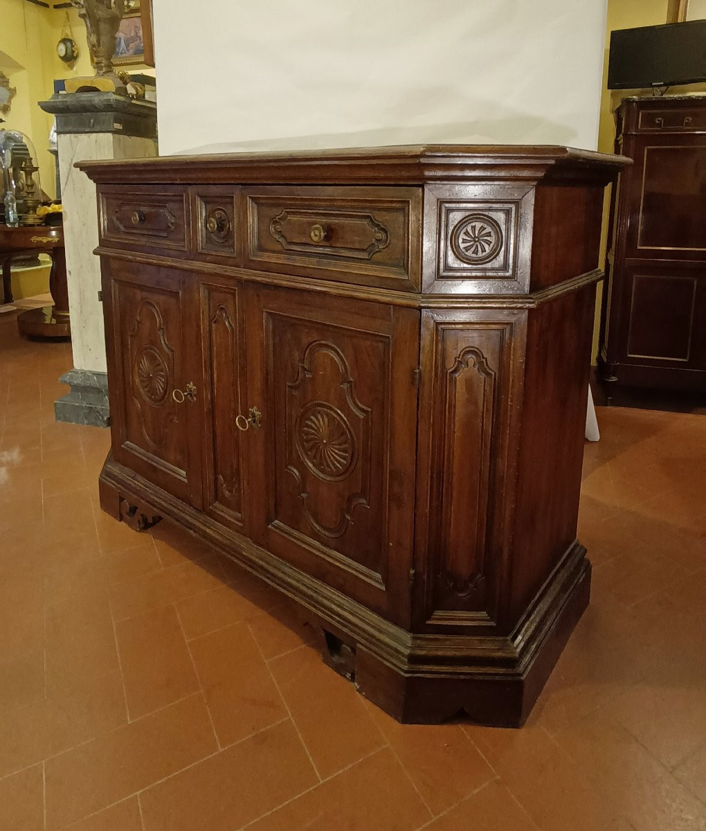  CREDENZA IN NOCE SECONDA META' XIX SECOLO -photo-3