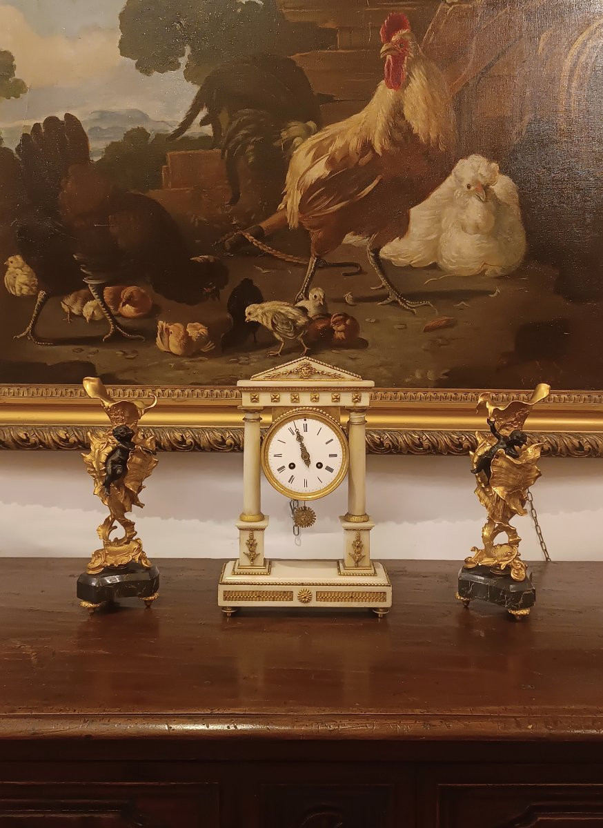 COPPIA DI VASI DECORATIVI IN STILE LUIGI XV META' XIX SECOLO-photo-6