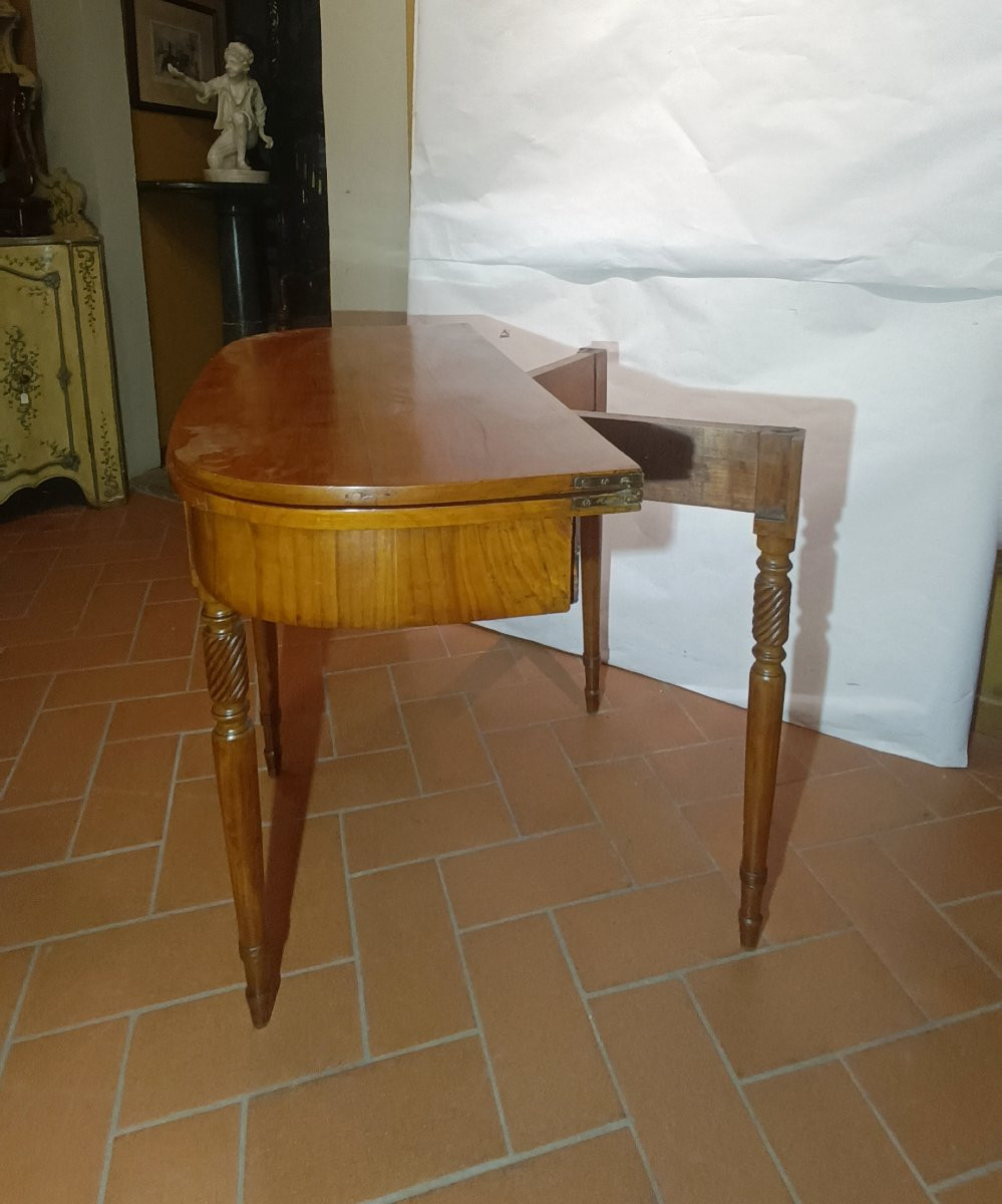 TAVOLINO CONSOLLE IN CILIEGIO PRIMA META' XIX SECOLO-photo-2