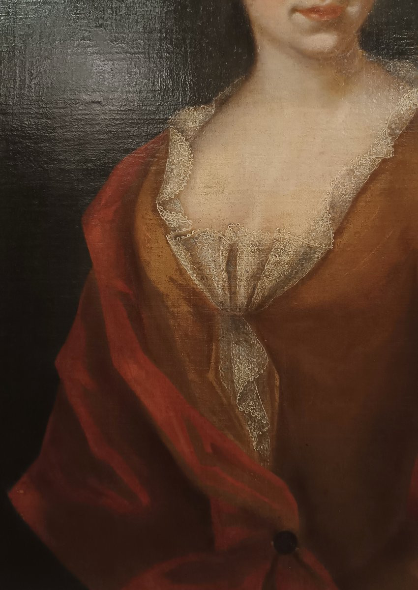 RITRATTO DI NOBILDONNA SECONDA META' XVIII SECOLO-photo-3