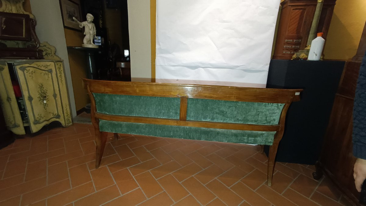 DIVANO IN CILIEGIO IMPERO PRIMI DEL XIX SECOLO -photo-4