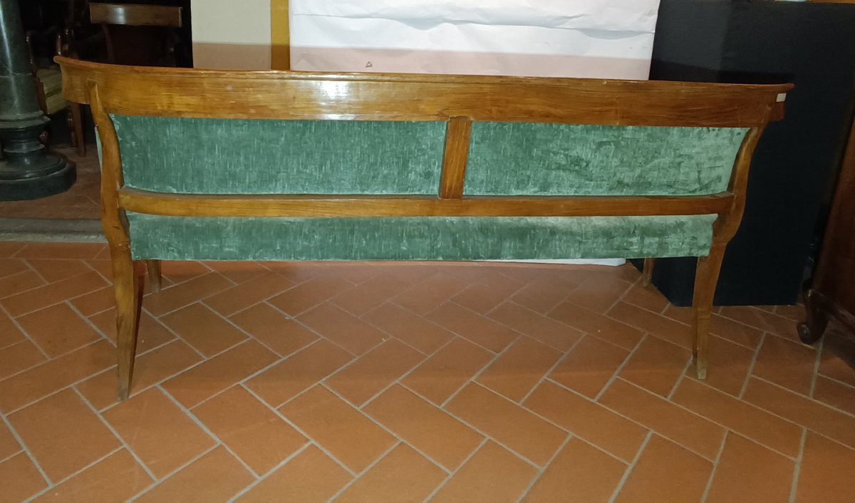 DIVANO IN CILIEGIO IMPERO PRIMI DEL XIX SECOLO -photo-5