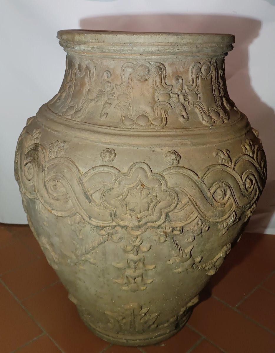 GRANDE ORCIO DI TERRACOTTA FINE XVII SECOLO-photo-2