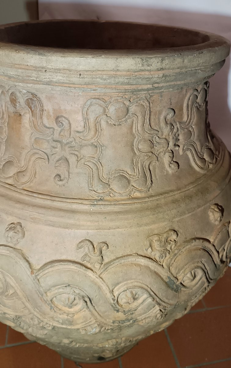 GRANDE ORCIO DI TERRACOTTA FINE XVII SECOLO-photo-4