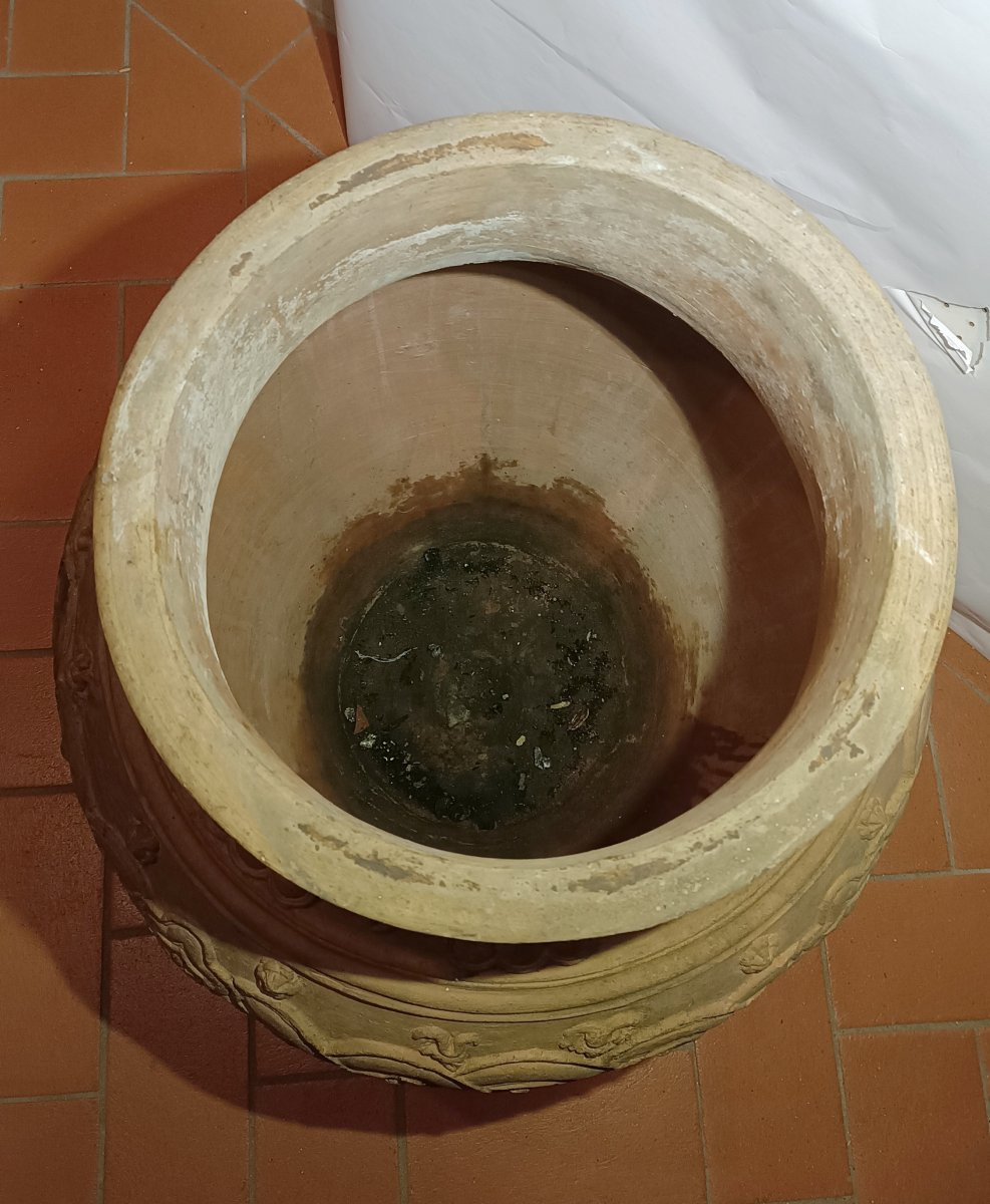 GRANDE ORCIO DI TERRACOTTA FINE XVII SECOLO-photo-1