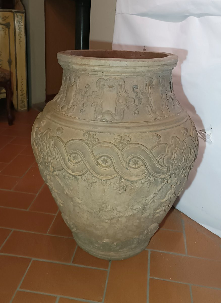 GRANDE ORCIO DI TERRACOTTA FINE XVII SECOLO-photo-2