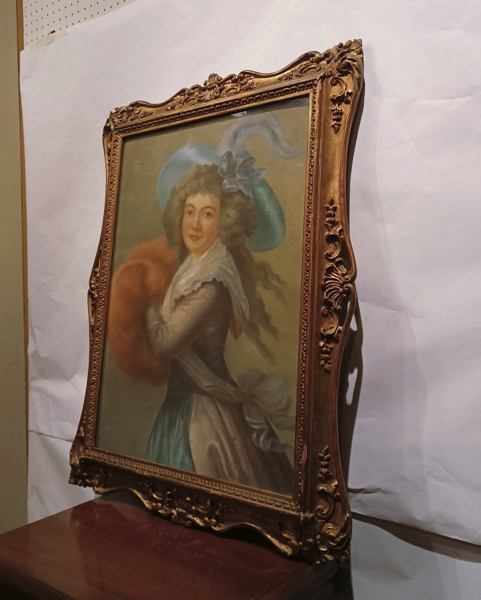 RITRATTO FEMMINILE A PASTELLO PRIMI DEL XIX SECOLO -photo-2