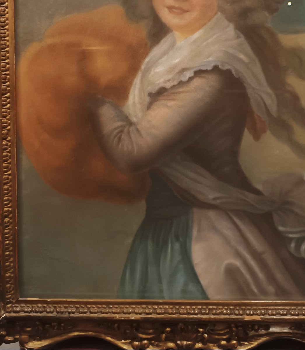 RITRATTO FEMMINILE A PASTELLO PRIMI DEL XIX SECOLO -photo-4