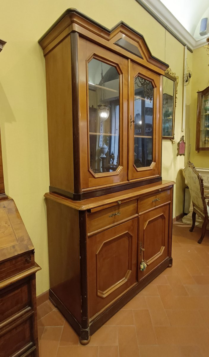 VETRINA "BOOKCASE" LUIGI FILIPPO SECONDA META' XIX SECOLO-photo-4