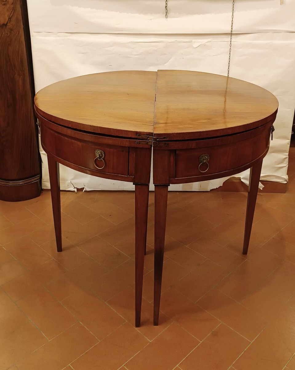 COPPIA DI CONSOLLES NEOCLASSICHE FINE DEL XVIII SECOLO -photo-1