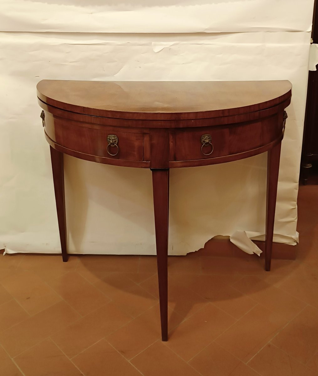 COPPIA DI CONSOLLES NEOCLASSICHE FINE DEL XVIII SECOLO -photo-7