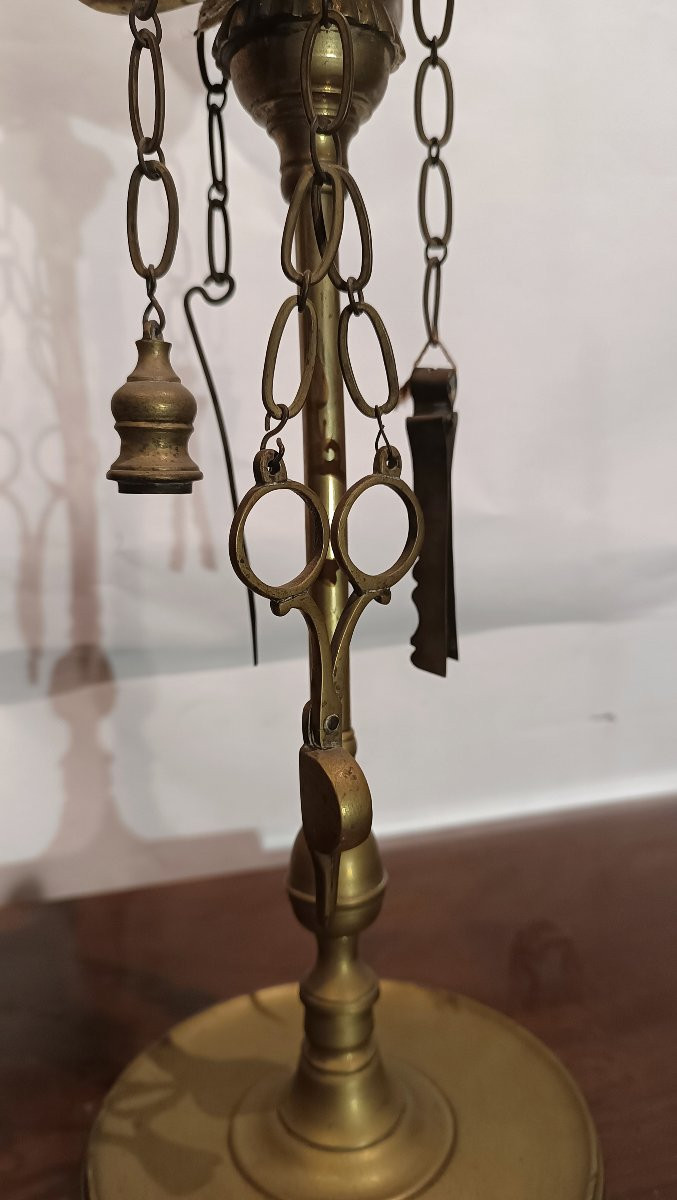 COPPIA DI LUCERNE FIORENTINE PRIMI DEL XIX SECOLO -photo-1