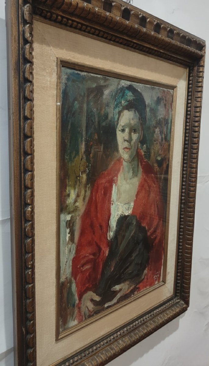 RITRATTO FEMMINILE DI MARIO BUCCI 1970-photo-2