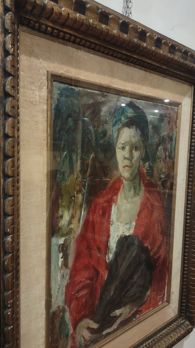 RITRATTO FEMMINILE DI MARIO BUCCI 1970-photo-2