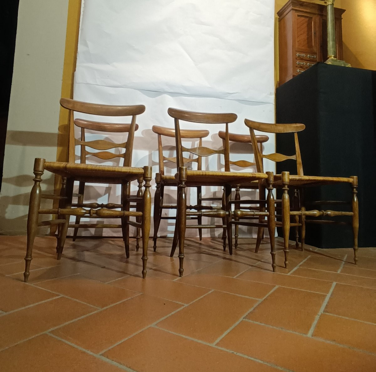 SEI SEDIE IN MINIATURA FINE XIX SECOLO -photo-1