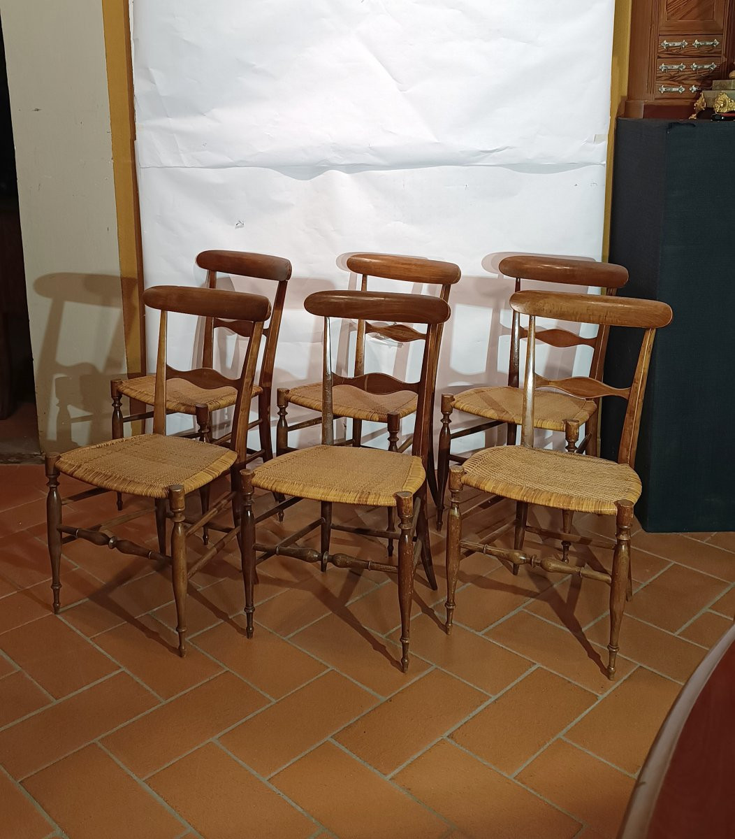 SEI SEDIE IN MINIATURA FINE XIX SECOLO -photo-4