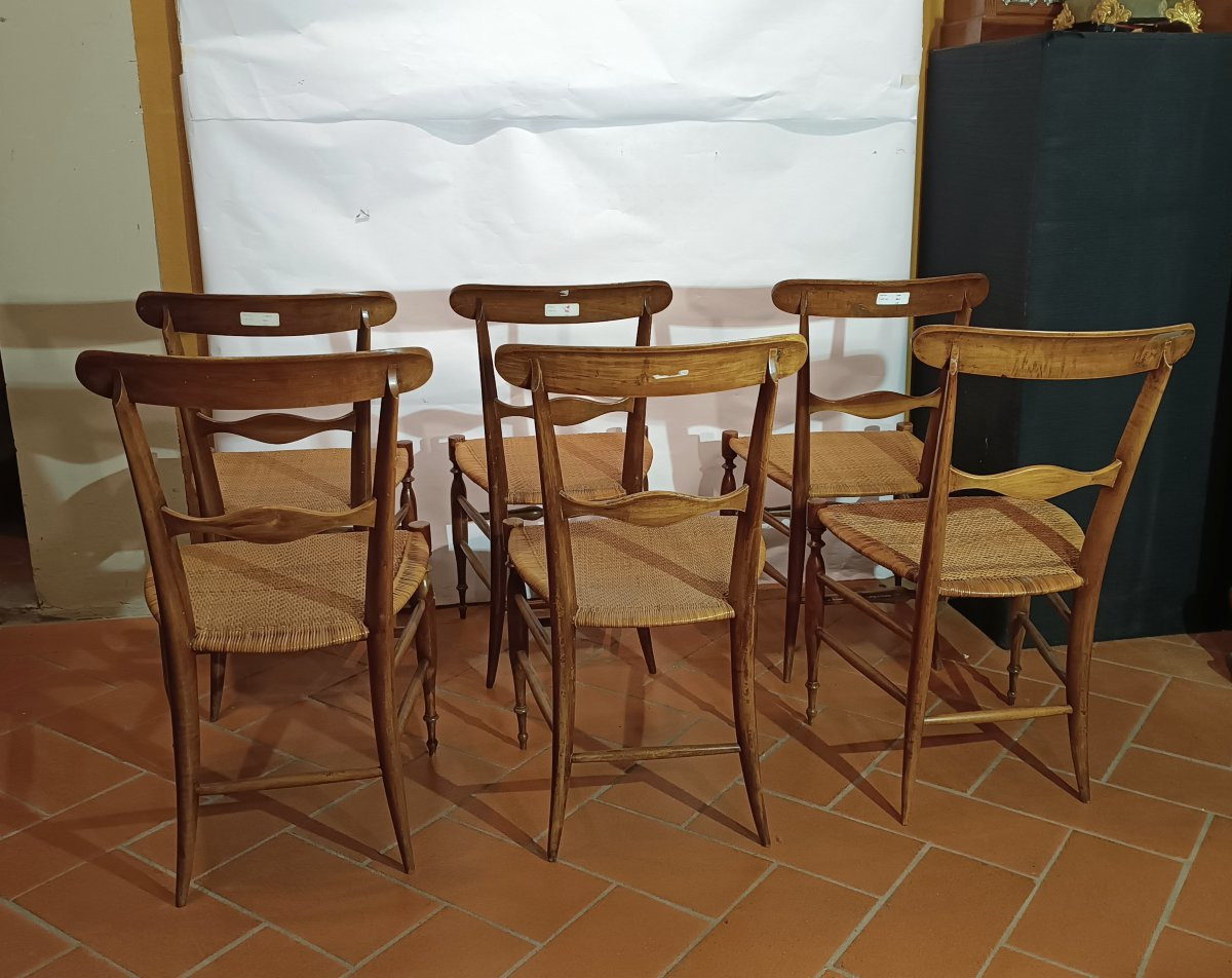 SEI SEDIE IN MINIATURA FINE XIX SECOLO -photo-5