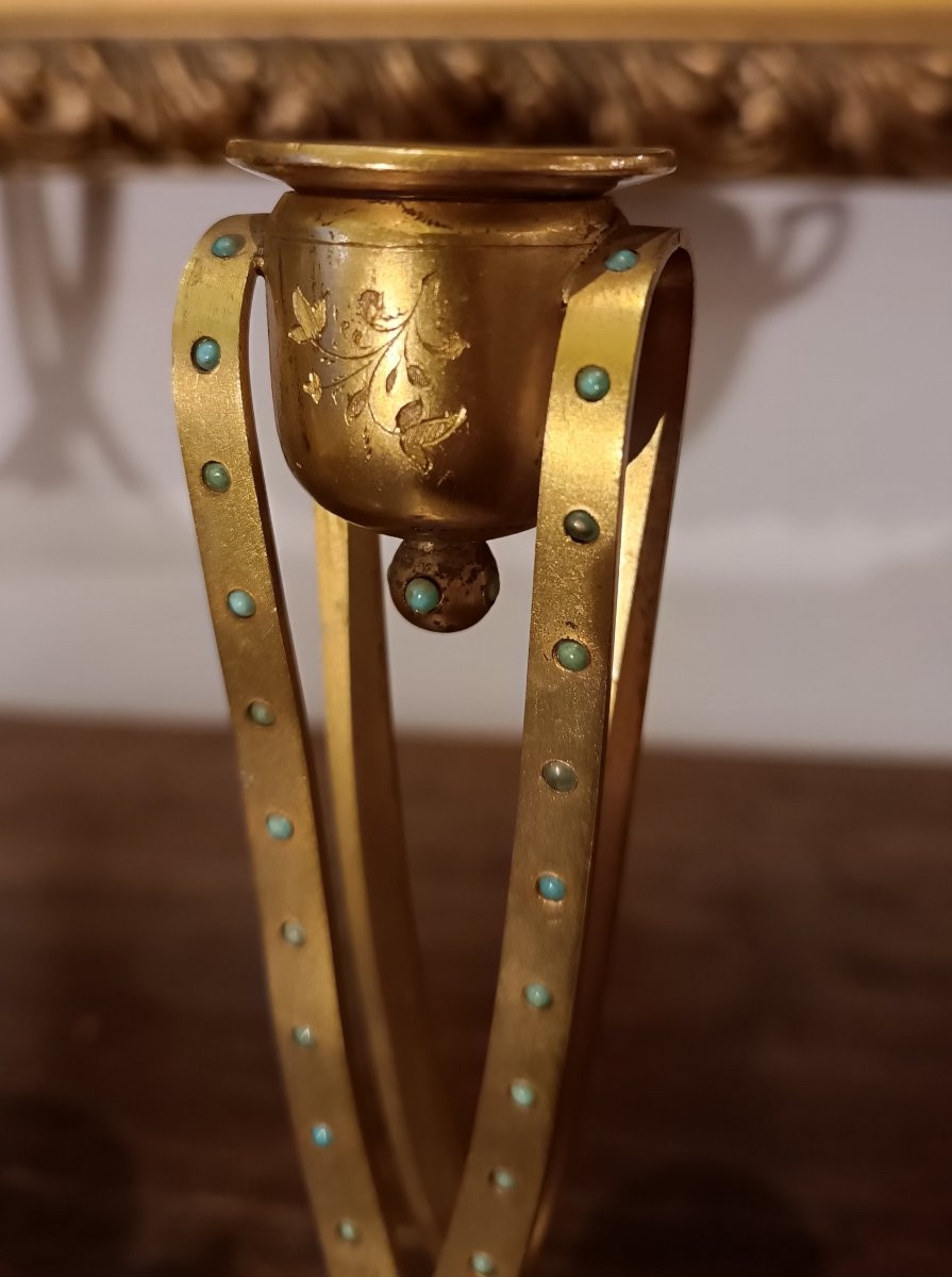 TRITTICO CON OROLOGIO E CANDELABRI META' XIX SECOLO -photo-7