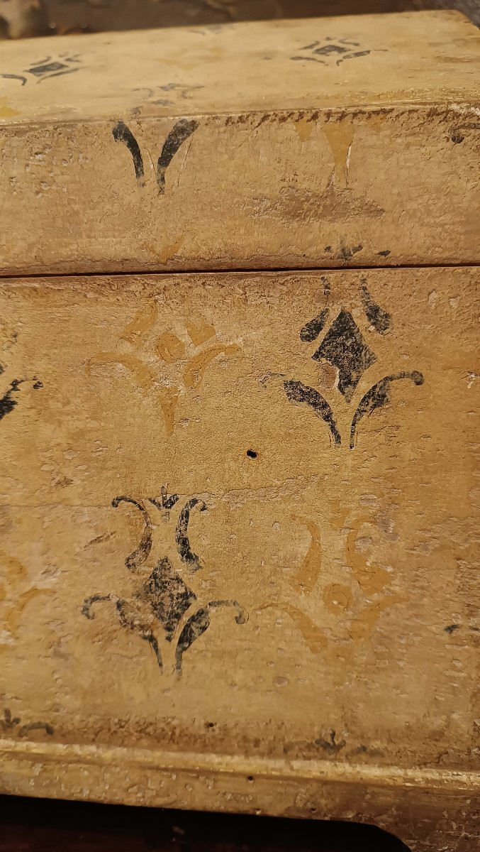 PICCOLA CASSA DIPINTA XVII SECOLO -photo-2