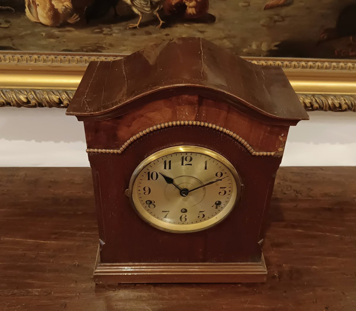 OROLOGIO WESTMINSTER IN CASSA DI MOGANO SECONDA META' XIX SECOLO -photo-1