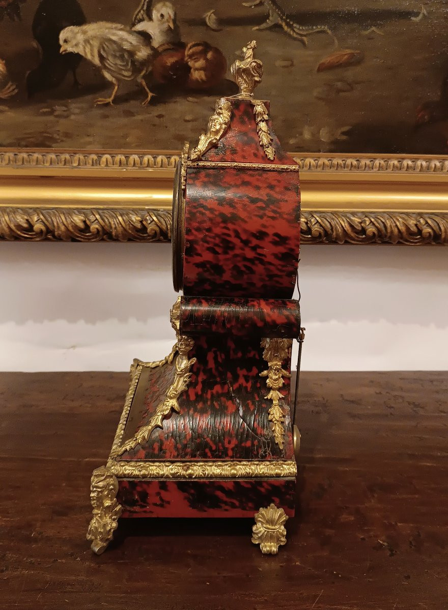 OROLOGIO INTARSIATO BOULLE META' XIX SECOLO -photo-2