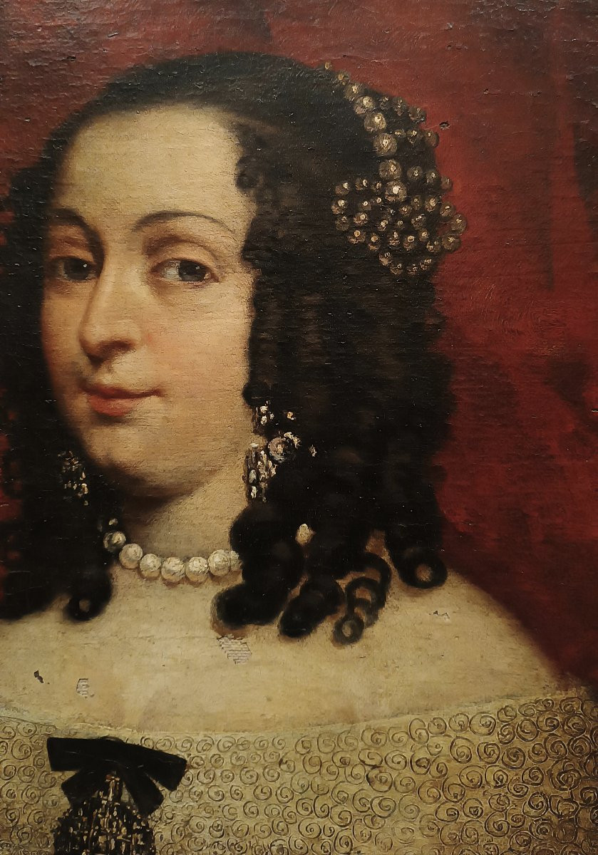 RITRATTO OVALE DI GIOVANE DONNA SECONDA META' XVIII SECOLO-photo-5